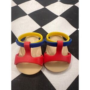 Our Generation by Battat Doll Sandals Red Blue Yellow Colors 18 Inch Doll play
